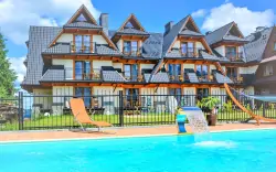 Polskie Tatry w termalnym spa w Willi Grand Karpatia: stylowe pokoje i obiadokolacje + odkryty basen i jacuzzi