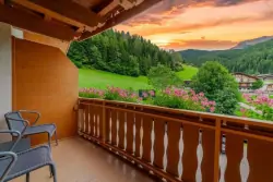 Widok na pokój, Almhotel Bergerhof, Sarntal, Włochy