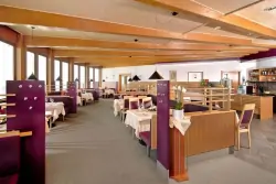 Restauracja, Glacier Hotel Grawand ***, Schnals koło Merano, Włochy