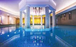 Bükfürdő: Caramell Premium Resort **** z obiadokolacjami i dostępem do termalnego wellness (2 000 m²) 