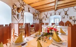 Średniowieczna restauracja, Pensjonat Vildštejn, Skalná, Zachodnie Czechy, Czechy