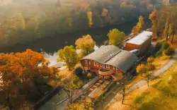 Historyczna Kadaň blisko zamku i klasztoru: Hotel Split **** nad brzegiem rzeki Ohře ze śniadanie i wellness