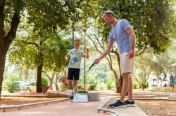 Pole do minigolfa, Hotel Hedera, Rabac, Chorwacja