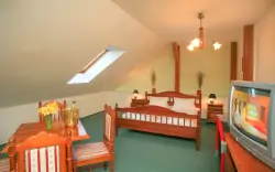 Wnętrza pokoi, Hotel Praha ***, Boží Dar, Góry Kruszne
