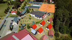 Widok z lotu ptaka, Resort Ráj Srbsko ***, Serbia, Czechy Środkowe, Czechy