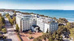 Wyspa Rugia: Rugard Thermal Strandhotel ****+ przy plaży ze śniadaniem, 2 basenami ze słoną wodą i 6 saunami