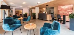 Recepcja, Hotel Fronza ****, Lutago, Włochy, Południowy Tyrol