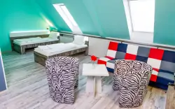 Pokoje są komfortowo urządzone, Hotel N, Znojmo