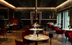 Restauracja, Hotel Araba Fenice ****, Iseo, północne Włochy