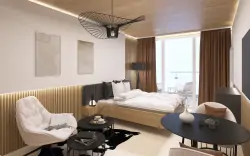 Białe Karpaty i Luhačovice blisko deptaka i zabytków: Apartamenty w LUHA Resort z śniadaniami i basen