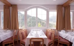 Restauracja, Hotel Alpenfriede ***, Jerzens - Pitztal