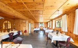 Restauracja, Hotel Seelaus ****, Południowy Tyrol, Włochy