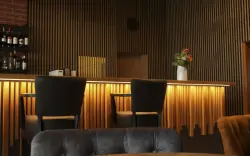 Nowoczesny barowy blat, Maiers Hotel, Bayerisch Eisenstein, Niemcy