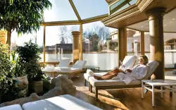 Wellness z leżakami, Bayerischer Hof Rimbach ****, Rimbach, Niemcy