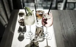 Restauracja, HARBR. hotel Konstanz, Jezioro Bodeńskie, Niemcy