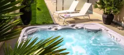 Zewnętrzne jacuzzi, City Hotel Merano ****, Merano, Włochy