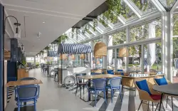 Restauracja, SEETELHOTEL Pommerscher Hof, Balt, Niemcy