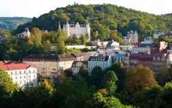 Historyczna panorama miasta, Spa Resort komplex Bristol Royal ****, Karlovy Vary, Karlowe Wary, Czechy