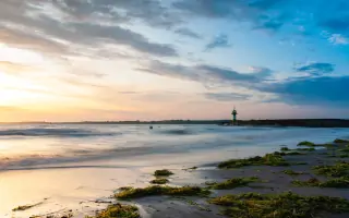 Travemünde, Morze Bałtyckie, Lubeka, Niemcy