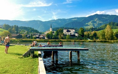 Goldegger See, Salzburg, Austria