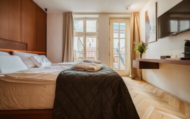 Litomyšl w samym centrum i 250 m od Zamku w Pensjonacie Havran z koszykiem śniadaniowym i prywatne wellness