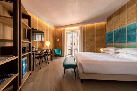 Nowoczesny pokój hotelowy, Hotel Firenze ****, Werona, Włochy
