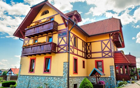 Pensjonat Baďo położony jest w lokalizacji w Tatrach