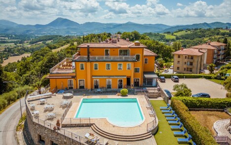 Hotel Fortebraccio, Montone, Włochy