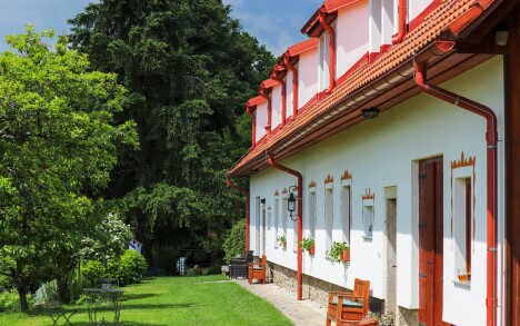 Na zewnątrz, farma hrabiego Buquoya, południowe Czechy