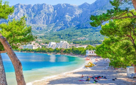 Plaża, Makarska, Chorwacja