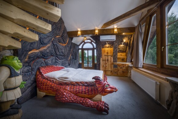 Pokoje, Pekło Čertovina - Hotel Kocourkov, Hlinsko 