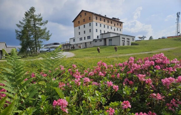 Budynek hotelowy, Hotel Tauplitzalm ***, Tauplitzalm, Alpy, Austria