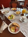 Śniadanie, Hotel Luční dům, Jańskie Łaźnie, Karkonosze