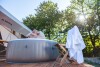 Wanna z hydromasażem, ForRest Glamping, Bańska Szczawnica, Słowacja