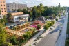 Kolorowe parasole przeciwsłoneczne, Hotel Barátság ***, Hajdúszoboszló, Hajdúszoboszló, Węgry