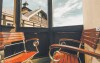 Balkon z krzesłami, Schlosshotel Marienbad ***, Velká Hleďsebe - Mariánské Lázně, Mariánské Lázně, Czechy