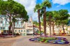 Plac z palmami, Flora Hotel & Suites ***, Merano, Włochy