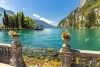 Jezioro z łodzią, Garda Sporting Club Hotel ****, Riva del Garda (TN), Włochy