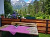 Taras ogrodowy, Pension Concordia, Ramsau am Dachstein, Alpy, Austria