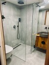 Nowoczesna łazienka, Hotel Kouty, Ledeč nad Sázavou, Czechy