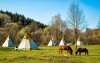 Namioty i tipi, pensjonat U Mauritzu, Šumava
