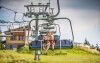 Piękne widoki z kolejki linowej, Hotel Obří Sud Javorník