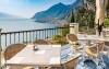 Restauracja, La Limonaia, Limone, Lago di Garda, Włochy