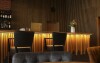 Nowoczesny barowy blat, Maiers Hotel, Bayerisch Eisenstein, Niemcy