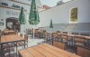 Restauracja na zewnątrz, Mariandl im Oberwirt, Eggenfelden, Niemcy