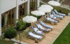Leżaki na tarasie, BIO Thermalhotel Falkenhof ****, Bad Füssing, Niemcy