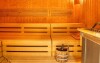 Drewniana sauna, Hotel Ahornhof ***superior, Lindberg, Niemcy
