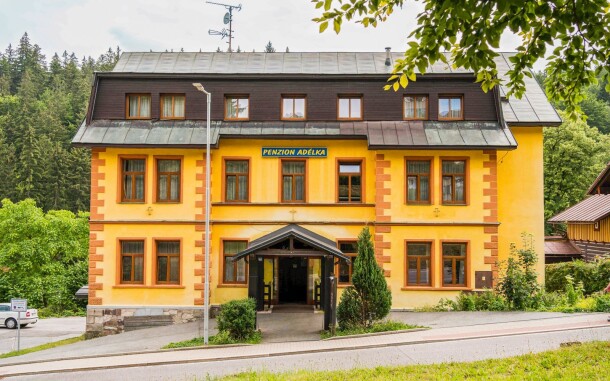 Budynek, Pensjonat Adélka, Jańskie Łaźnie, Karkonosze