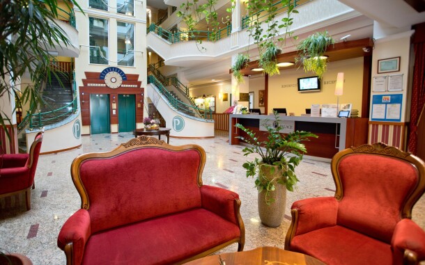 Luksusowe wnętrza hotelu, Hotel Palace ****, Hévíz