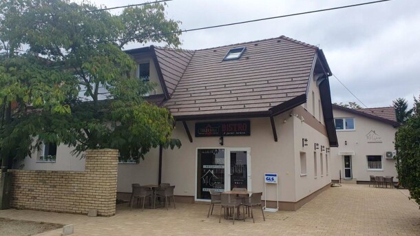 Bistro z tarasem, Apartamenty Mi Casa, Mosonmagyaróvár, Węgry